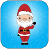 App icon with Santa Claus waving